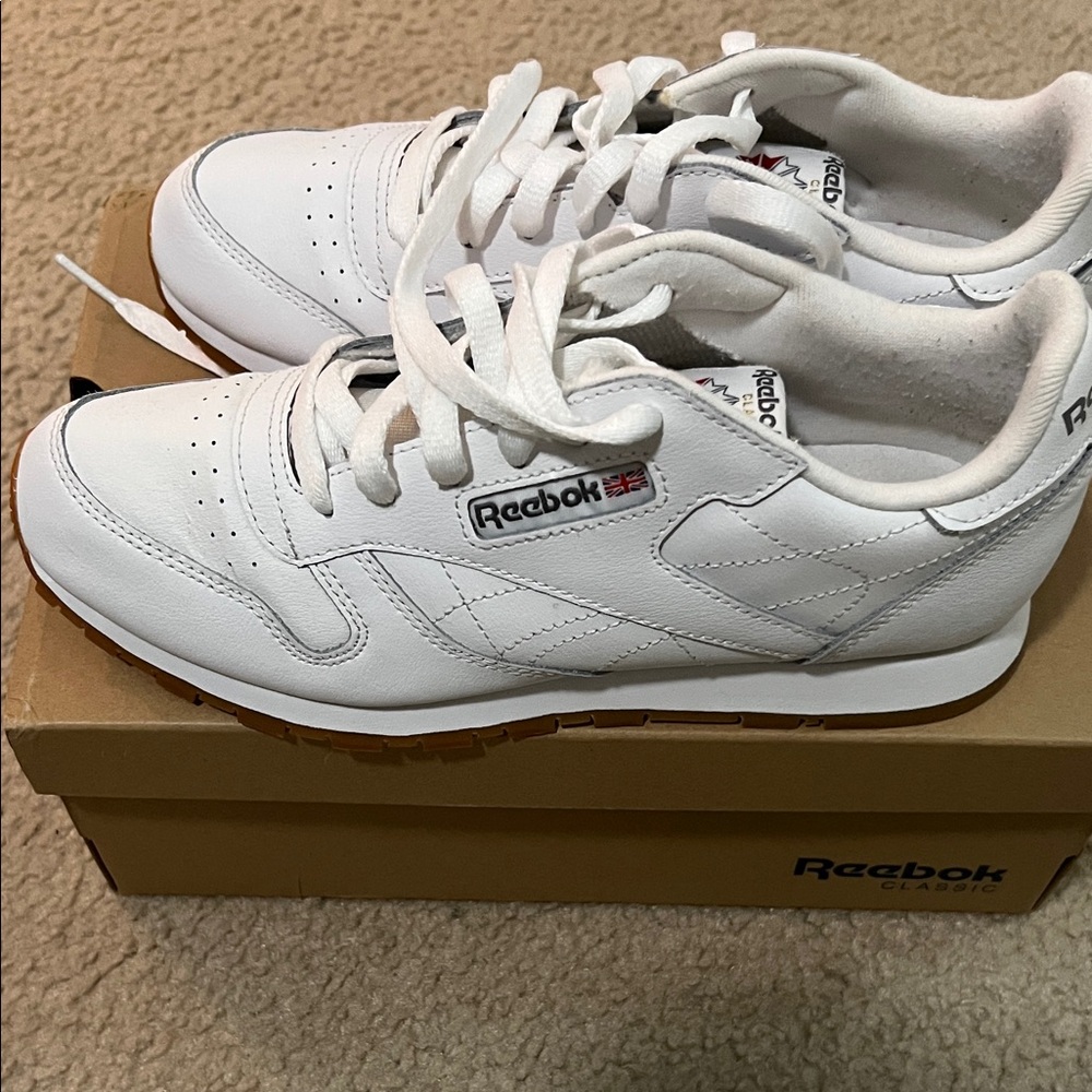 Reebok Classic White Leather Shoes